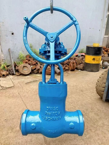 Industrial valve product photograph