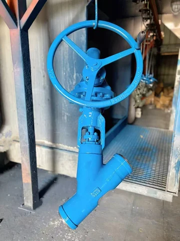 Industrial valve product photograph