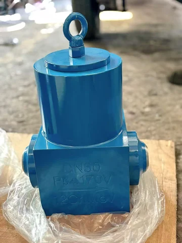 Industrial valve product photograph