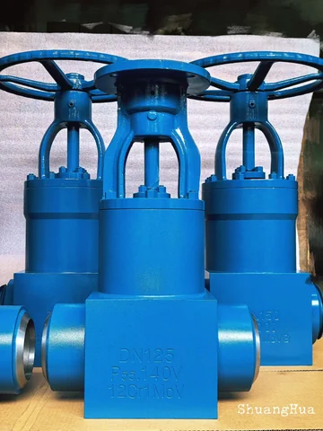 Industrial valve product photograph