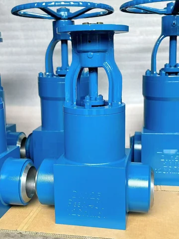 Industrial valve product photograph