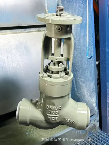 Industrial valve product photograph
