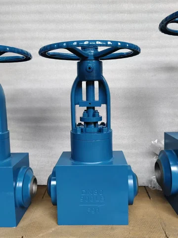 Industrial valve product photograph