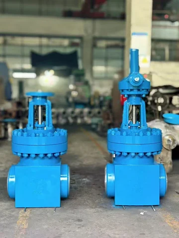 Industrial valve product photograph