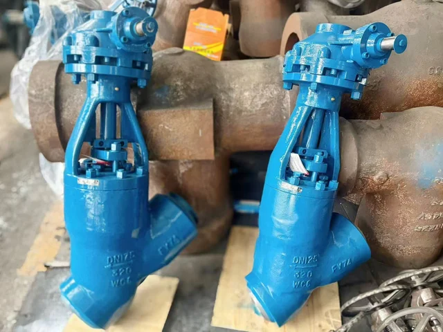 Industrial valve product photograph