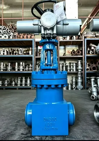 Industrial valve product photograph