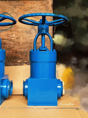 Industrial valve product photograph