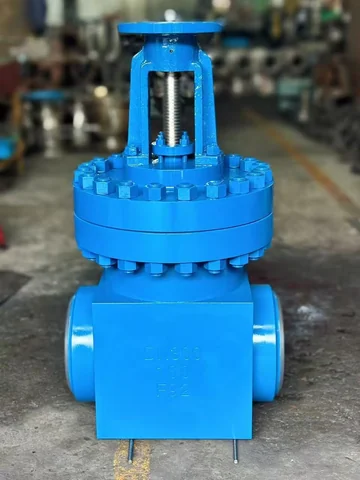 Industrial valve product photograph