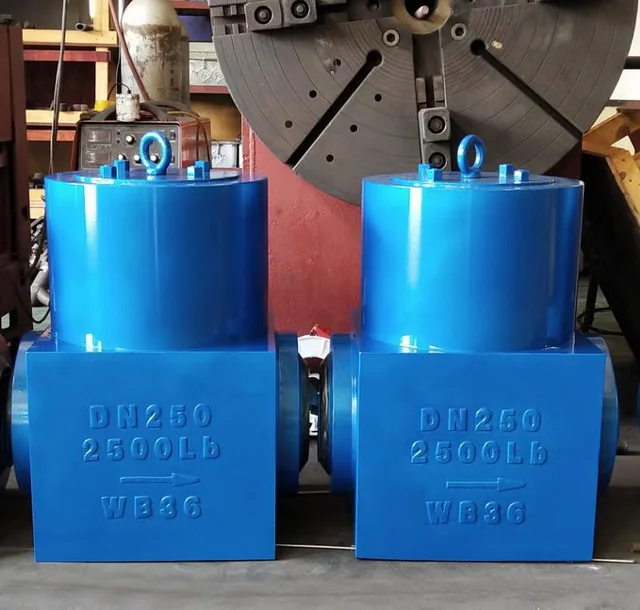 Industrial valve product photograph