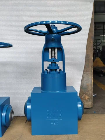 Industrial valve product photograph