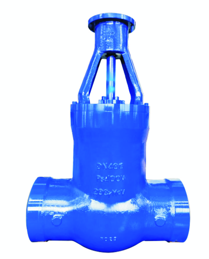 High-temperature, high-pressure power plant gate valve